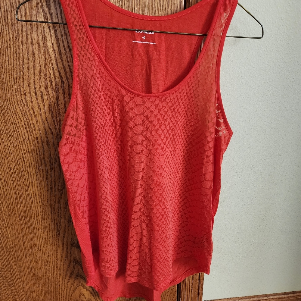 Express womens razorback tank top